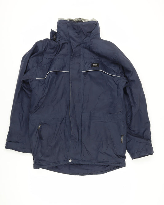 Helly Hansen Men's Blue S Waterproof Parka Jacket