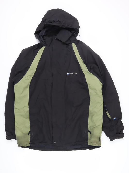 Dare 2 Be Men's XL Black Green Rain Jacket