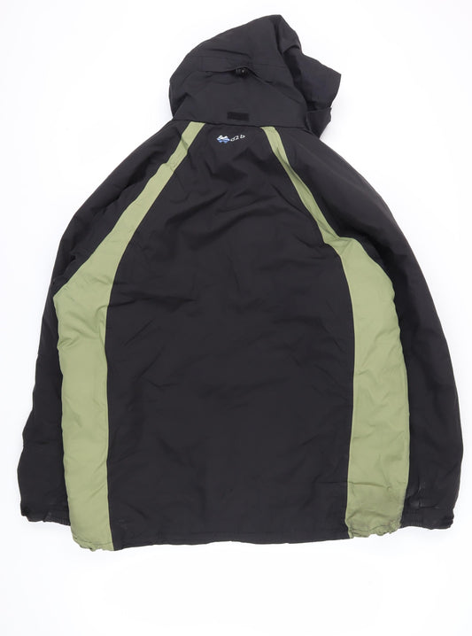 Dare 2 Be Men's XL Black Green Rain Jacket