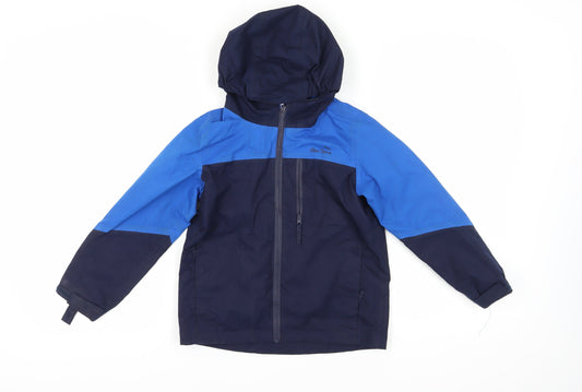 Peter Storm Boys Blue Hooded Jacket 7-8 Years