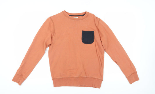 Mens UK S Regular JACK & JONES Brown Pullover Sweatshirt