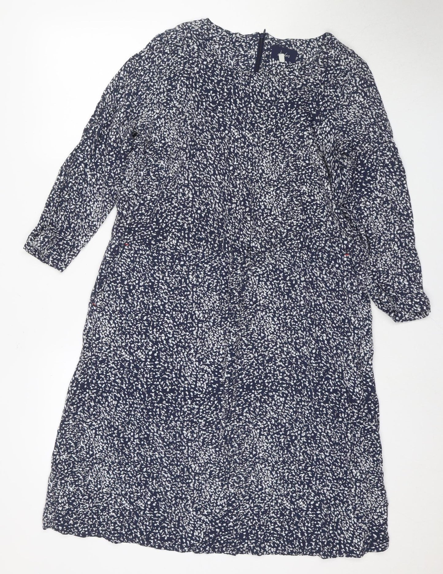 Joules Women's Blue Animal Print Shift Dress Size 12