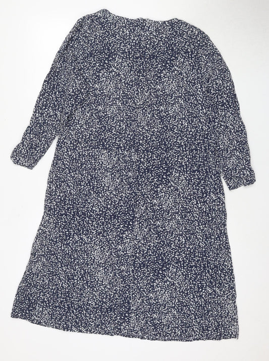 Joules Women's Blue Animal Print Shift Dress Size 12