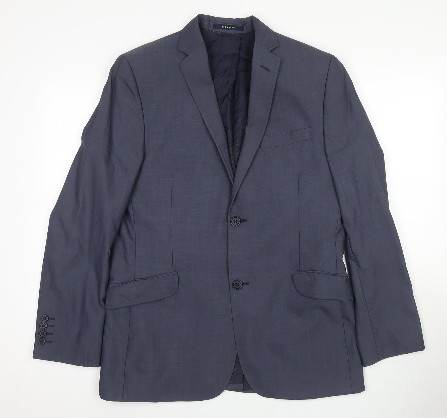 Ted Baker Men's Blue Blazer 40R Regular Fit