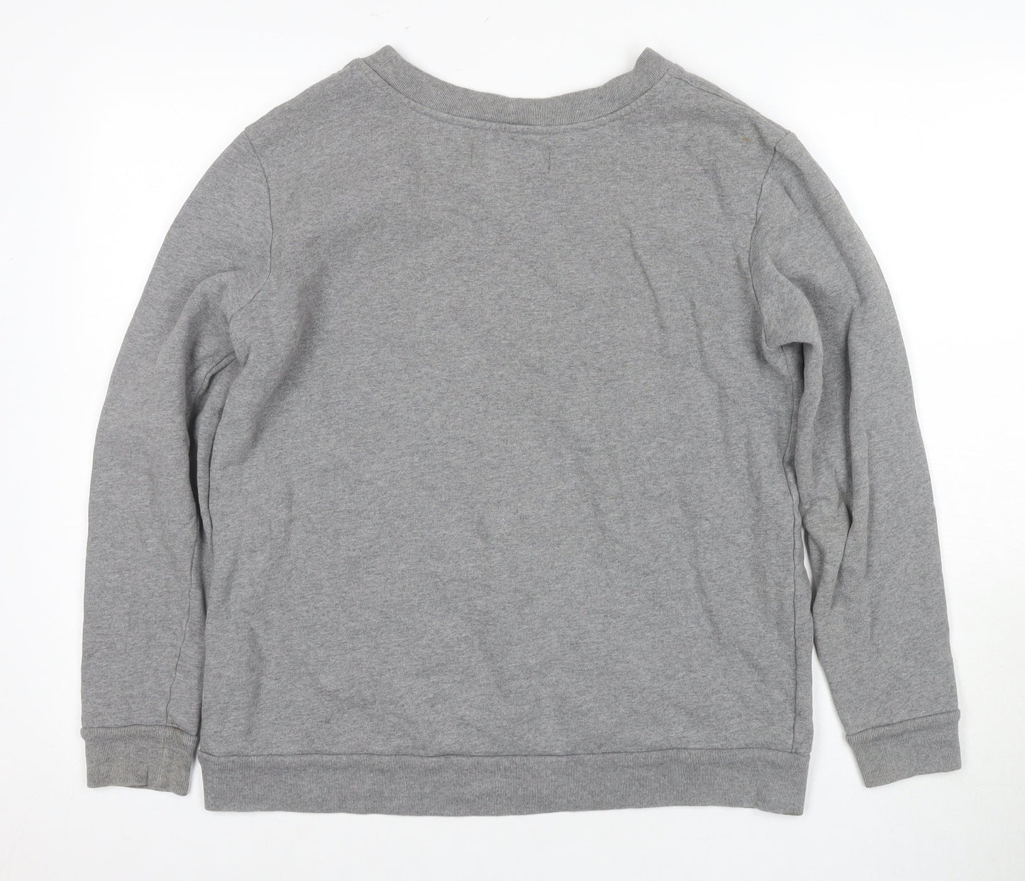 Calvin Klein Mens Grey Logo Sweatshirt Size S