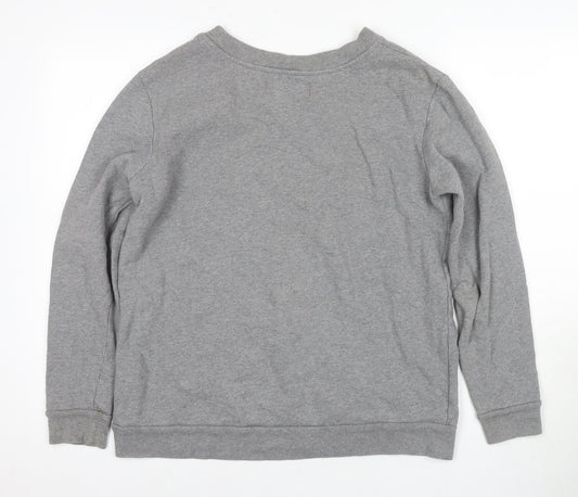 Calvin Klein Mens Grey Logo Sweatshirt Size S