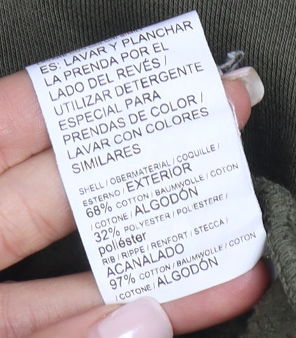 Puma Men's Green Pullover Hoodie Medium