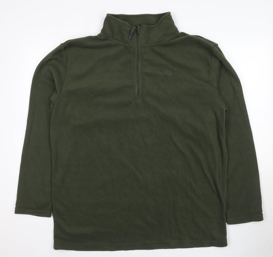 Peter Storm Men's Green XL Pullover Fleece Sweatshirt