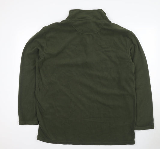 Peter Storm Men's Green XL Pullover Fleece Sweatshirt
