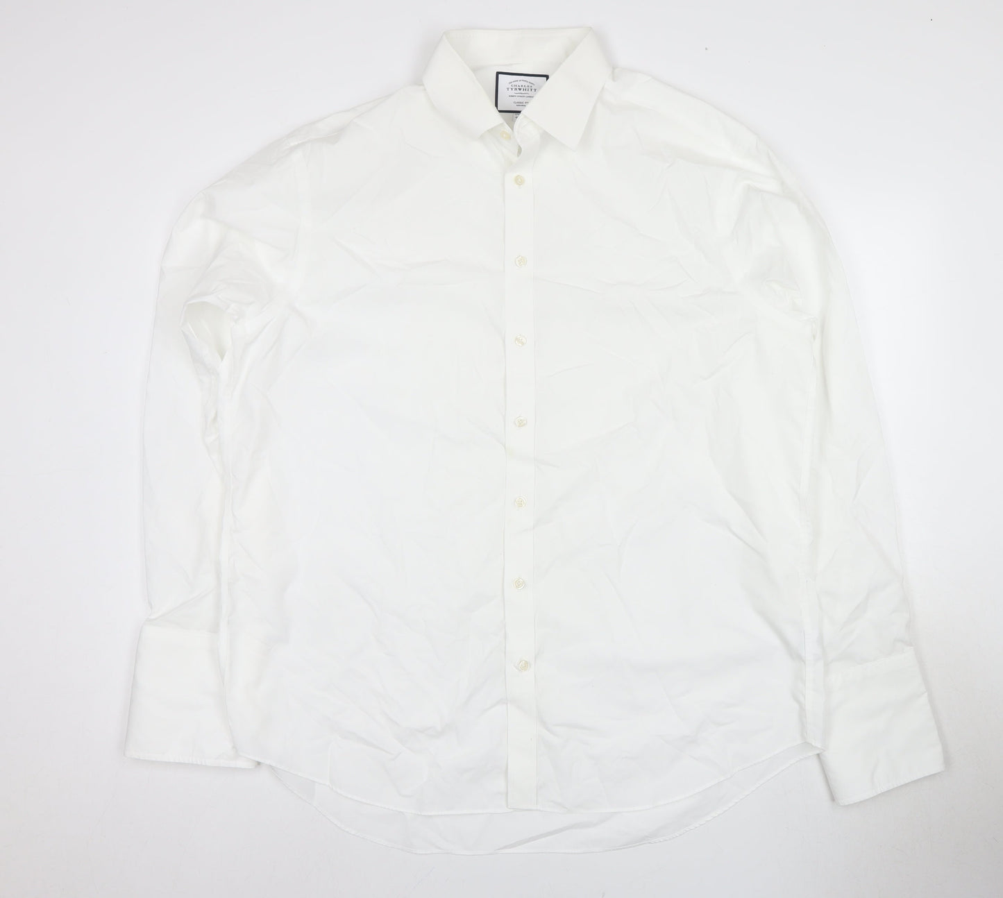 Charles Tyrwhitt Men's White Classic Fit Dress Shirt