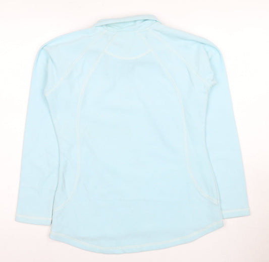 Peter Storm Women's Light Blue Size 10 1/2 Zip Sweatshirt