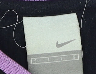 Nike Women's Black V-Neck Ringer T-Shirt Size S