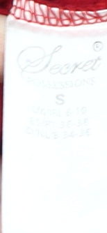 Disney Women’s Red Pullover Hoodie, Size S, Christmas