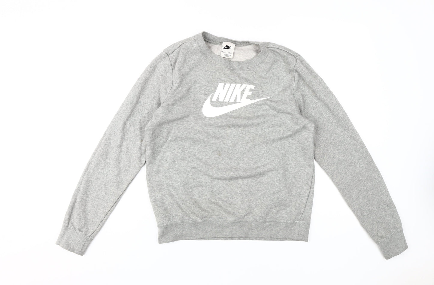 Nike Men's Grey XS Logo Sweatshirt Pullover