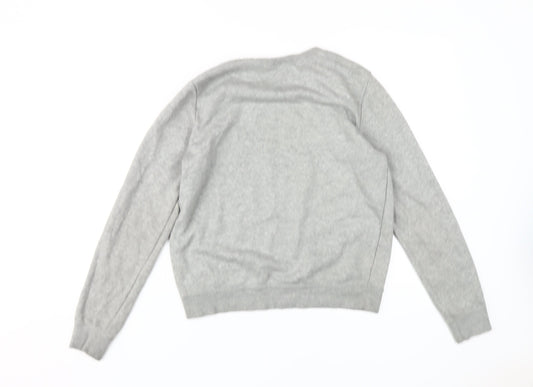 Nike Men's Grey XS Logo Sweatshirt Pullover