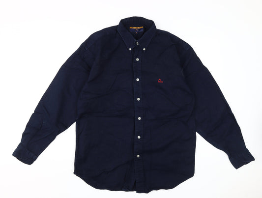 Head Originals Men's Blue M Cotton Casual Shirt