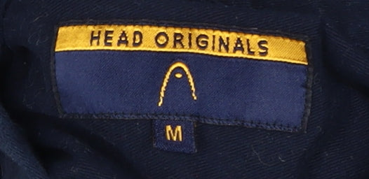 Head Originals Men's Blue M Cotton Casual Shirt