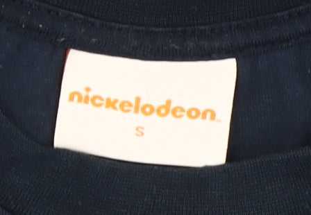 Nickelodeon Unisex Blue Graphic T-Shirt, Size S