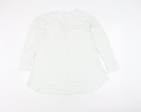 Womens UK Size M UGG White Cotton Shirt