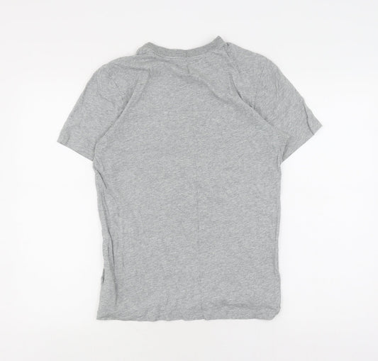 Nike Men's Grey XS T-Shirt - Short Sleeve, Crew Neck