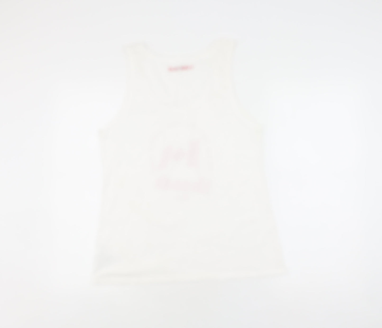 Old Navy Women's White Tank Top - Medium, Scoop Neck