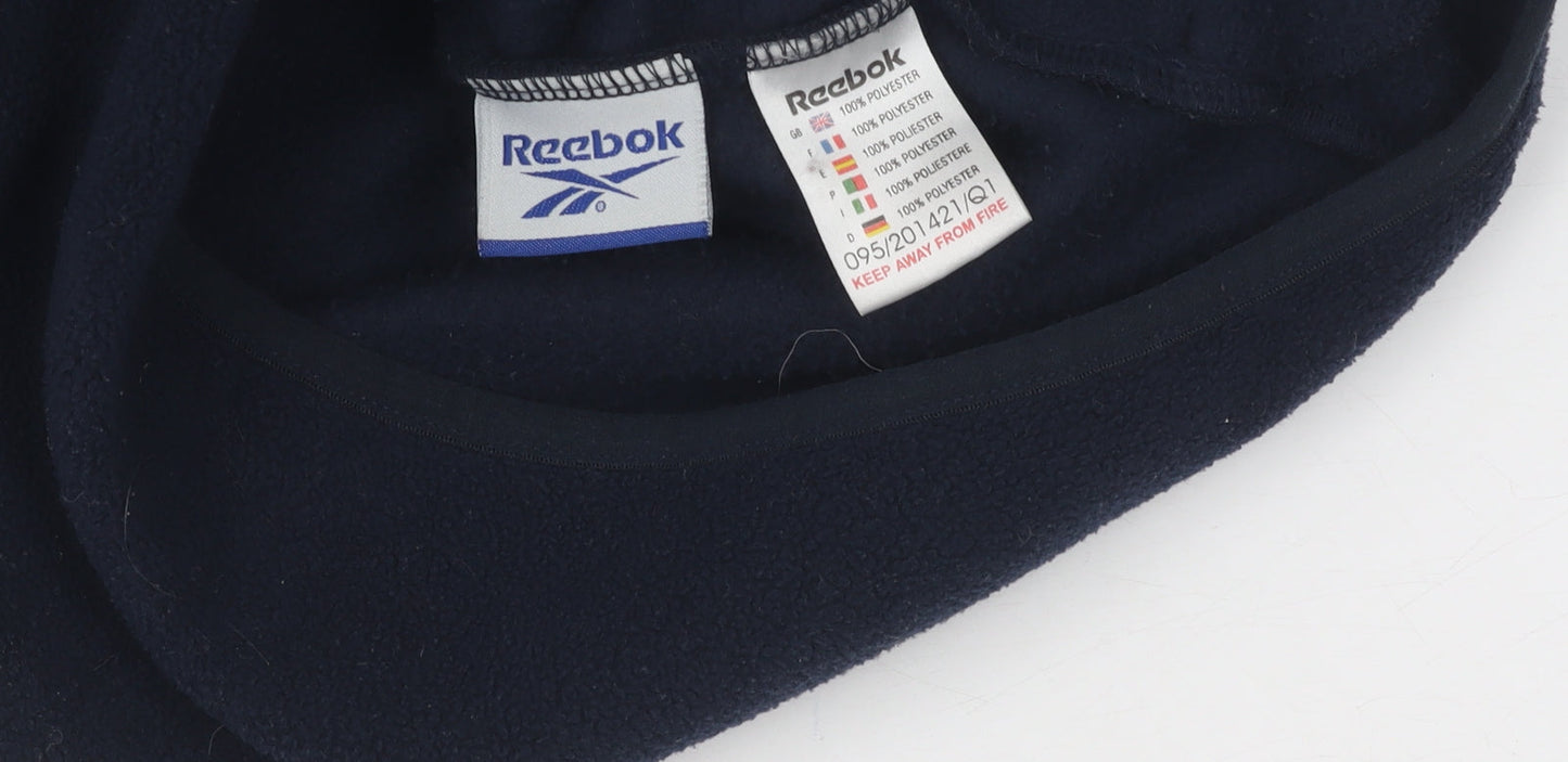 Reebok Men's Blue Fleece Waistcoat, Size 34, Full Zip