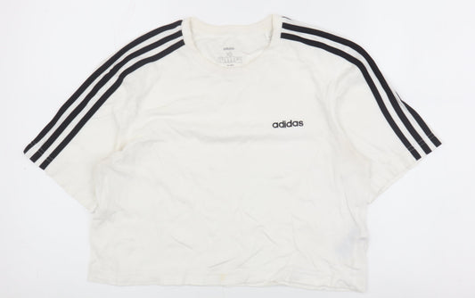 Additional front view of adidas Women's White XS Jersey T-Shirt