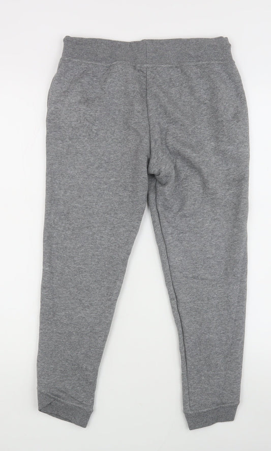 Nike Girls Grey Jogger Trousers 10-12 Years Cotton Blend