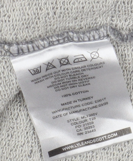 Lyle & Scott Men's Grey Pullover Sweatshirt L