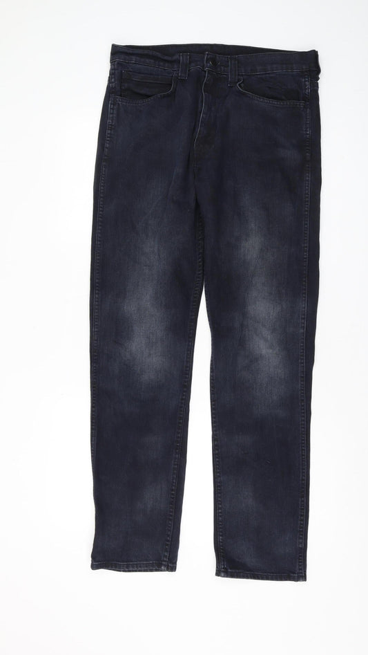 Levi Strauss Men's Black Slim Jeans, Size 32