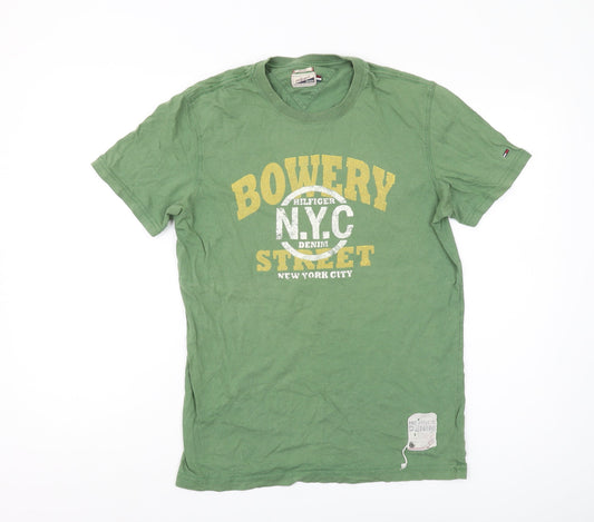 Tommy Hilfiger Men’s Green Graphic T-Shirt Size S