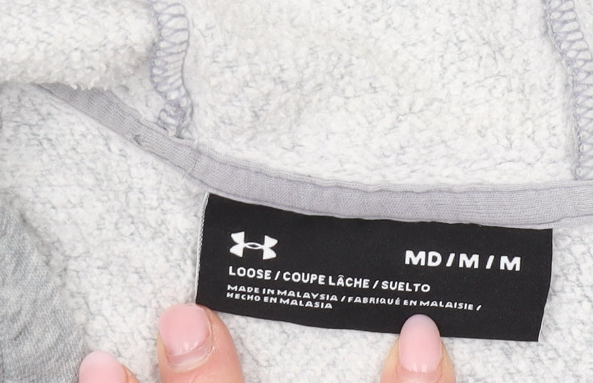 Under Armour Women's Grey Full Zip Hoodie M
