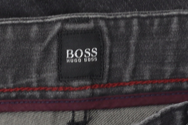 BOSS Men's Black Jeans 32/32 Dark Wash Denim