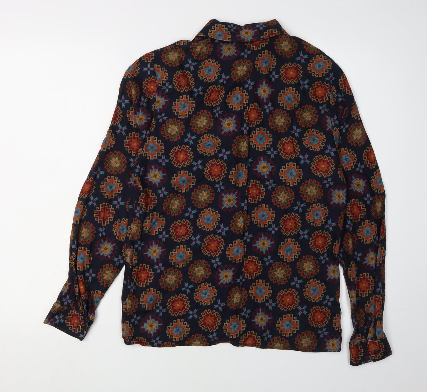 Alexon Women's Multicoloured Geometric Blouse - Size 8