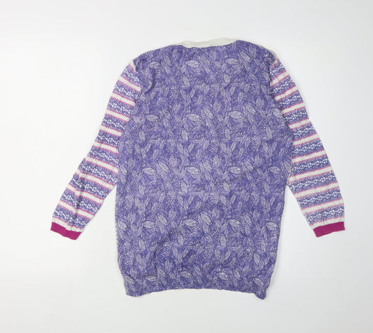 White Stuff Women's Multicolour Cardigan Size 12