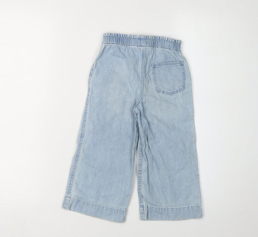 GAP Girls Blue Wide-Leg Jeans 3 Years