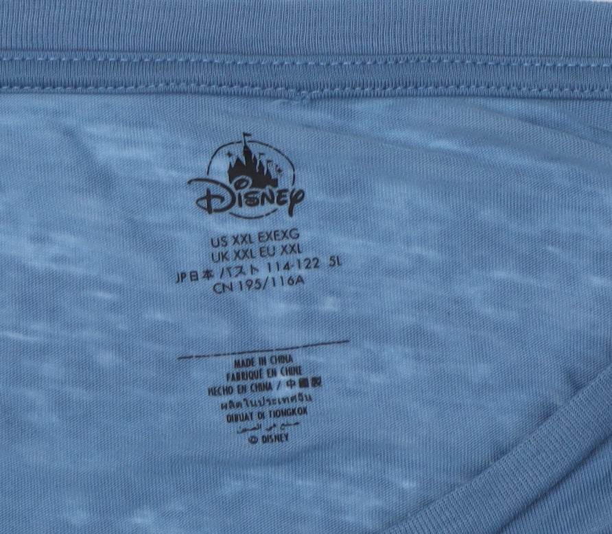 Disney Women’s Blue Long Sleeve T-Shirt 2XL