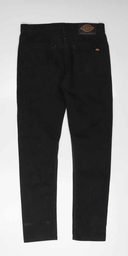 Dickies Men's Black Straight Jeans 32 Waist