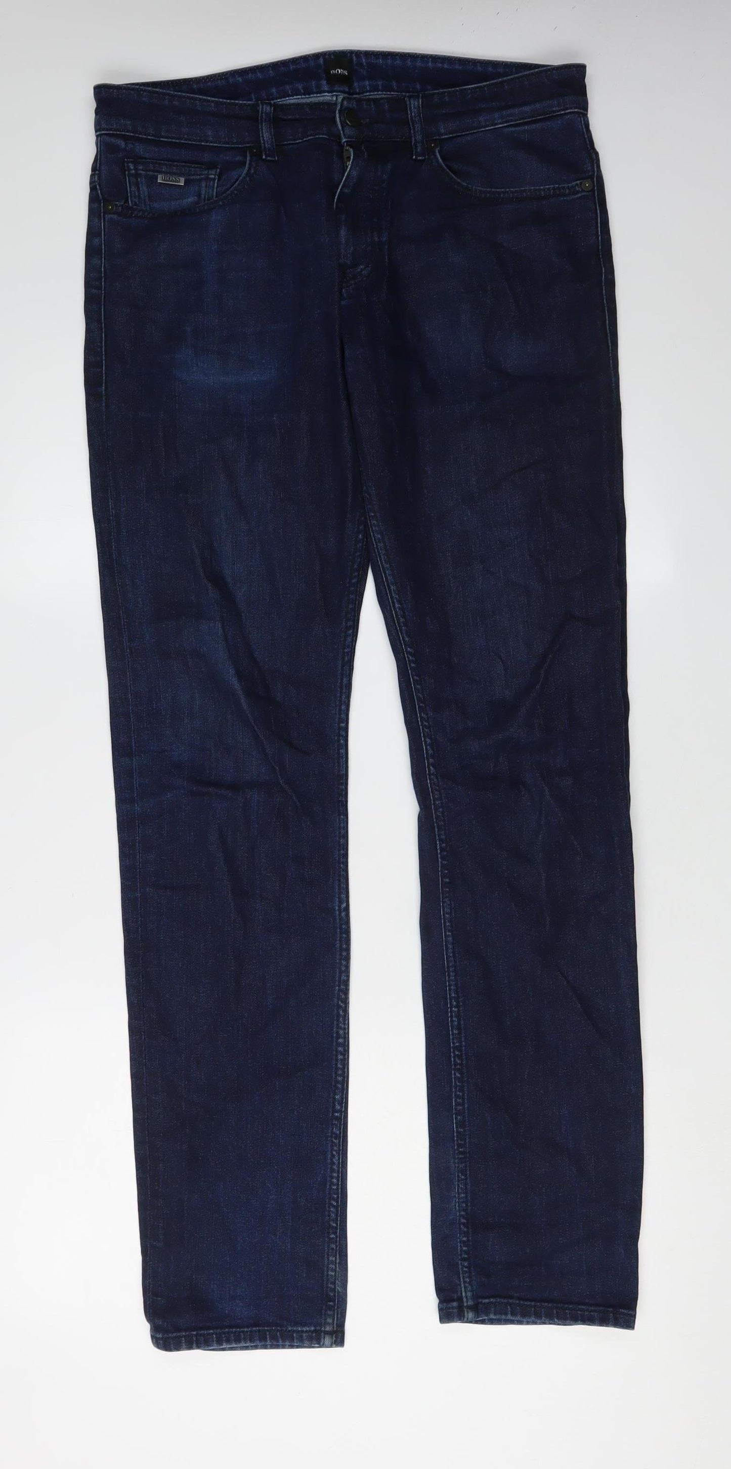 Hugo Boss Men's Slim Blue Straight Jeans 32/34