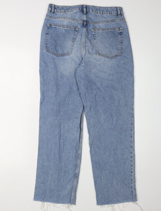Warehouse Women’s Blue High Rise Straight Jeans