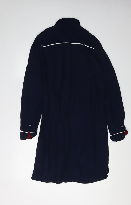 Tommy Hilfiger Women's Blue Shirt Dress Size 8