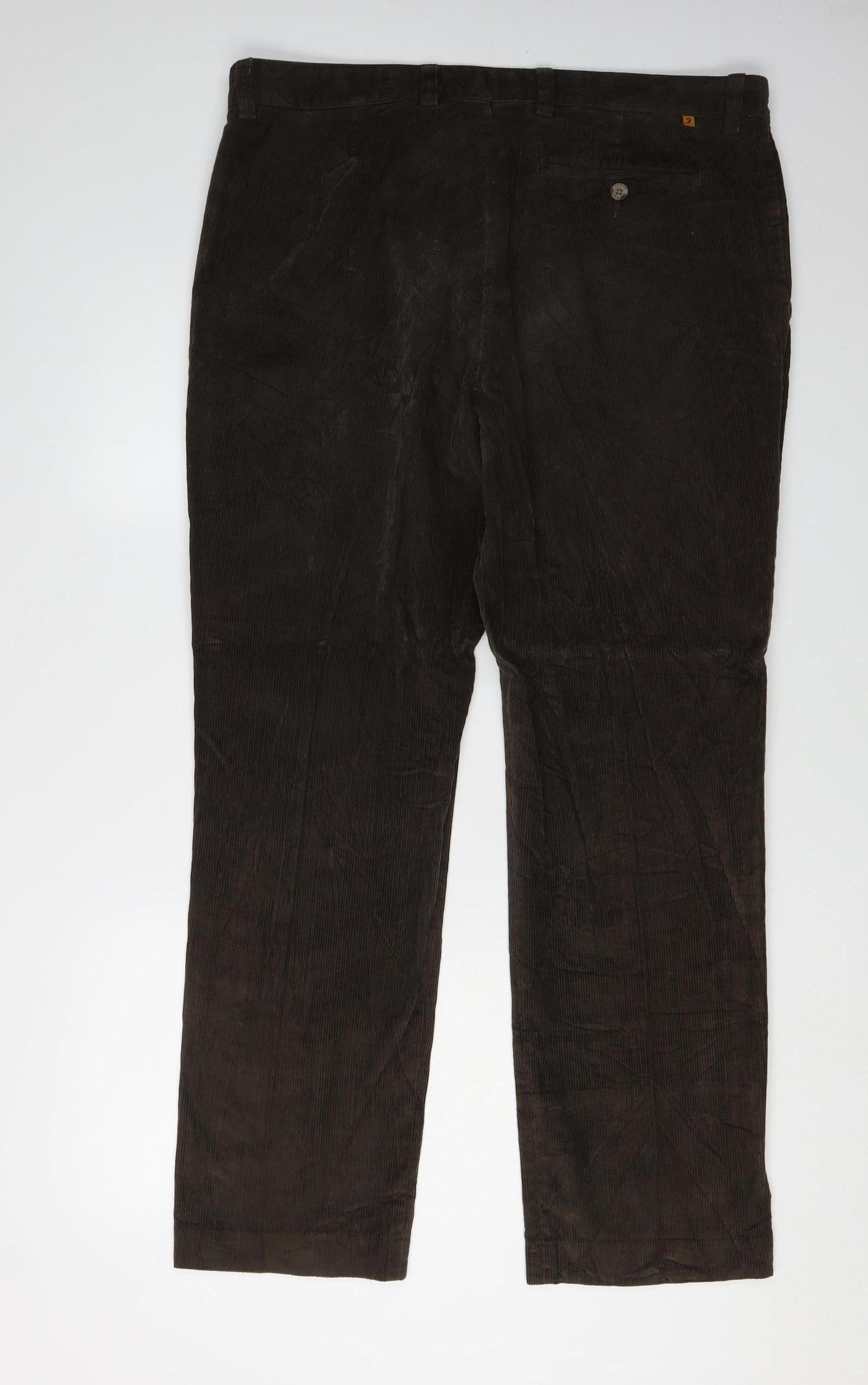 Farah Men's Brown Corduroy Trousers 38
