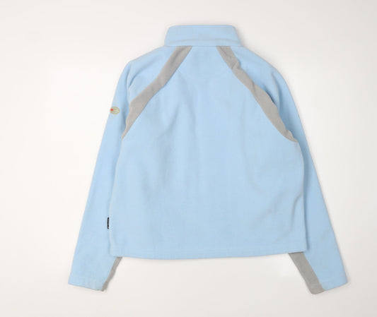 Trespass Unisex Blue Fleece Pullover Sweatshirt