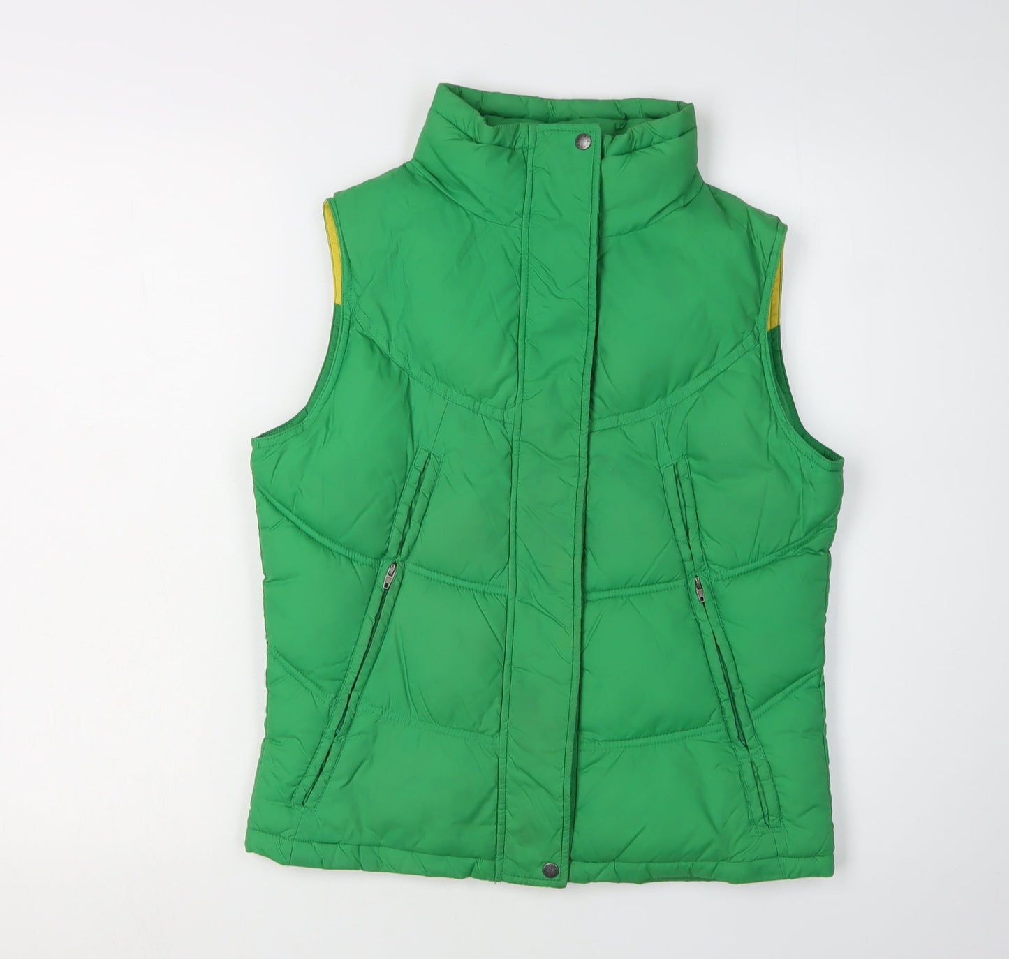 Fat Face Women's Green Puffer Waistcoat Size 10