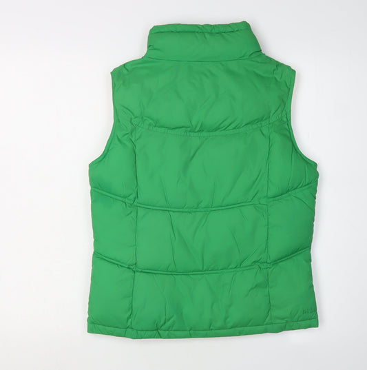 Fat Face Women's Green Puffer Waistcoat Size 10