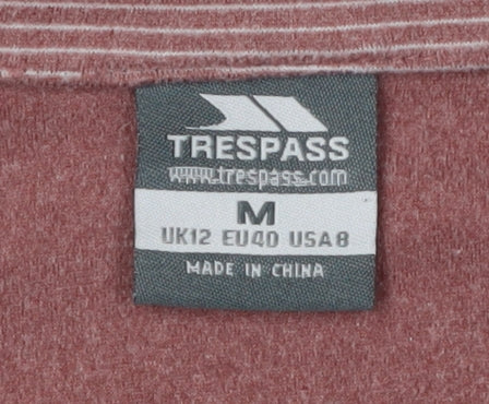 Trespass Women's Red Pullover Sweatshirt, Size 12