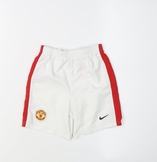 Nike Unisex Baby White Shorts 18-24 Months