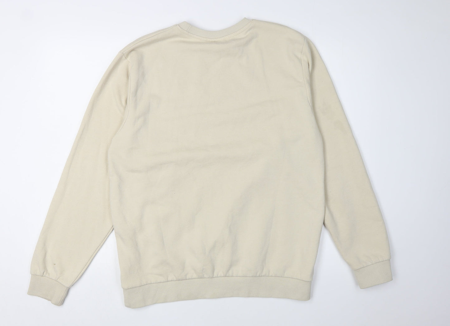 FILA Men's Beige Pullover Sweatshirt Size L