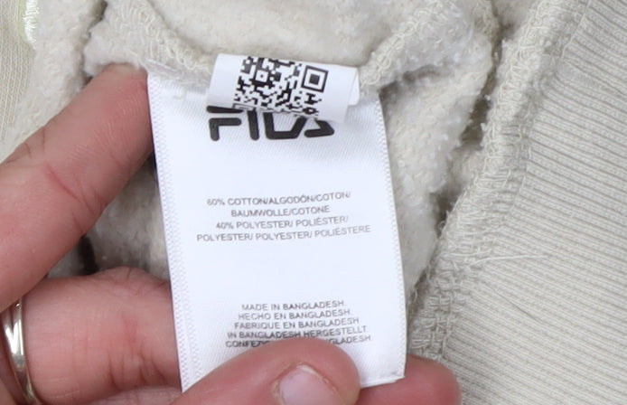 FILA Men's Beige Pullover Sweatshirt Size L