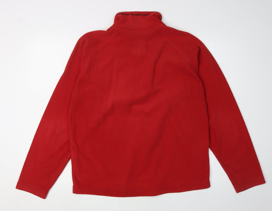 Craghoppers Men's Red 1/2 Zip Fleece Sweatshirt S